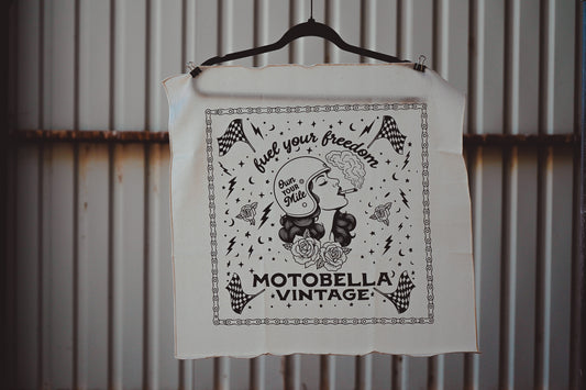 MotoBella Vintage Collector’s Bandana – Fuel Your Freedom