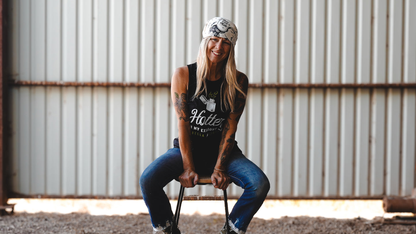 MotoBella Vintage Collector’s Bandana – Fuel Your Freedom