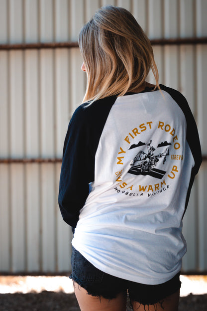 MotoBella Vintage Raglan – My First Rodeo Was a Warm-Up