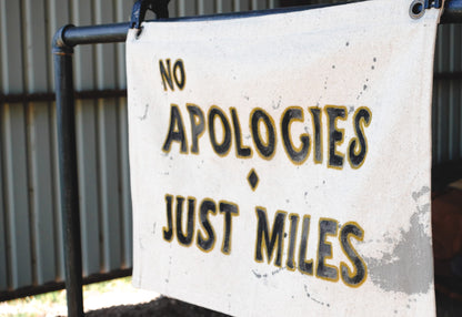 Handmade Flag : No Apologies, Just Miles