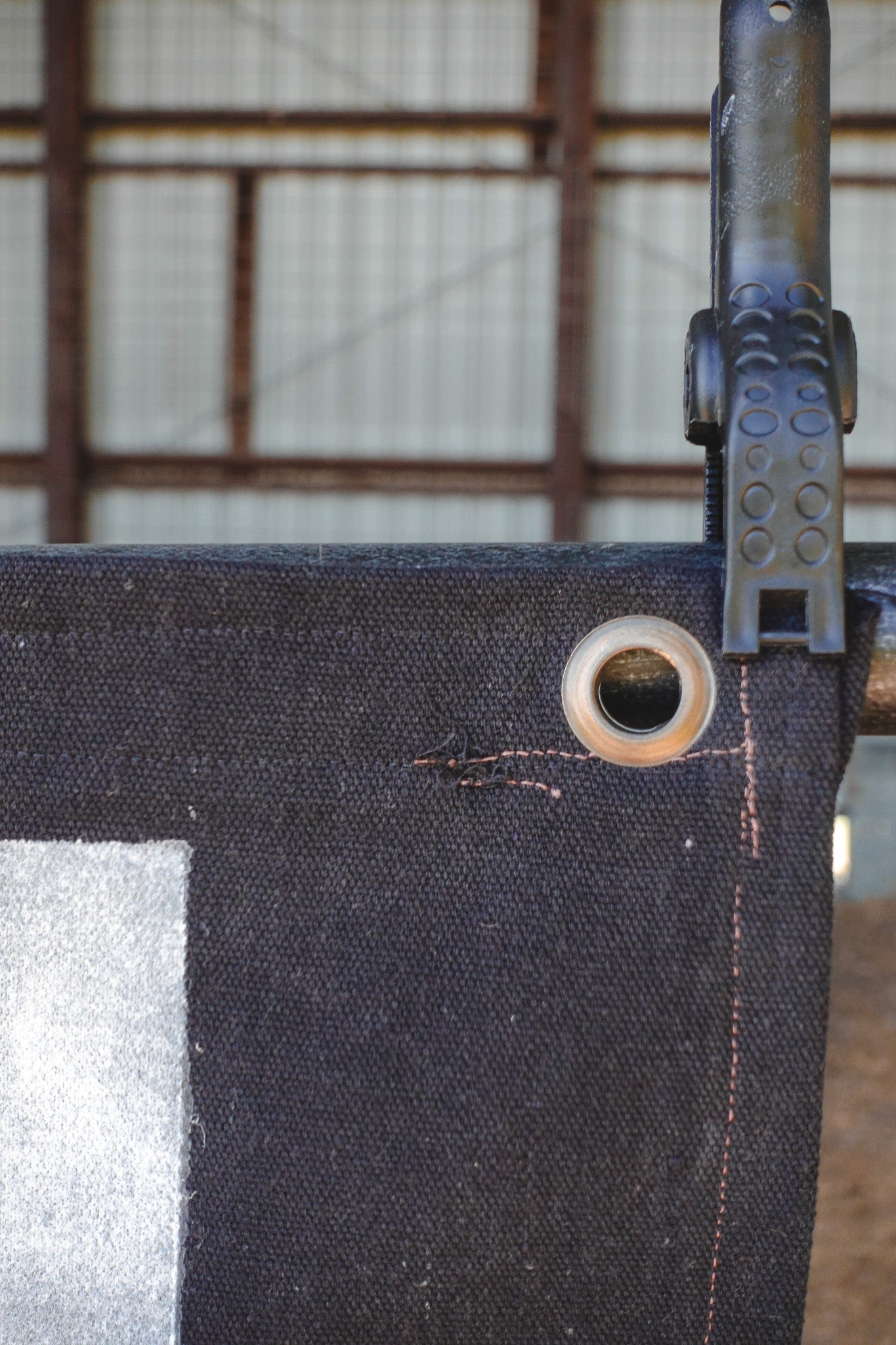 Handmade Flag in Black, Vertical