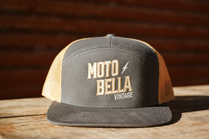 Embroidered MotoBella Vintage Trucker Hat