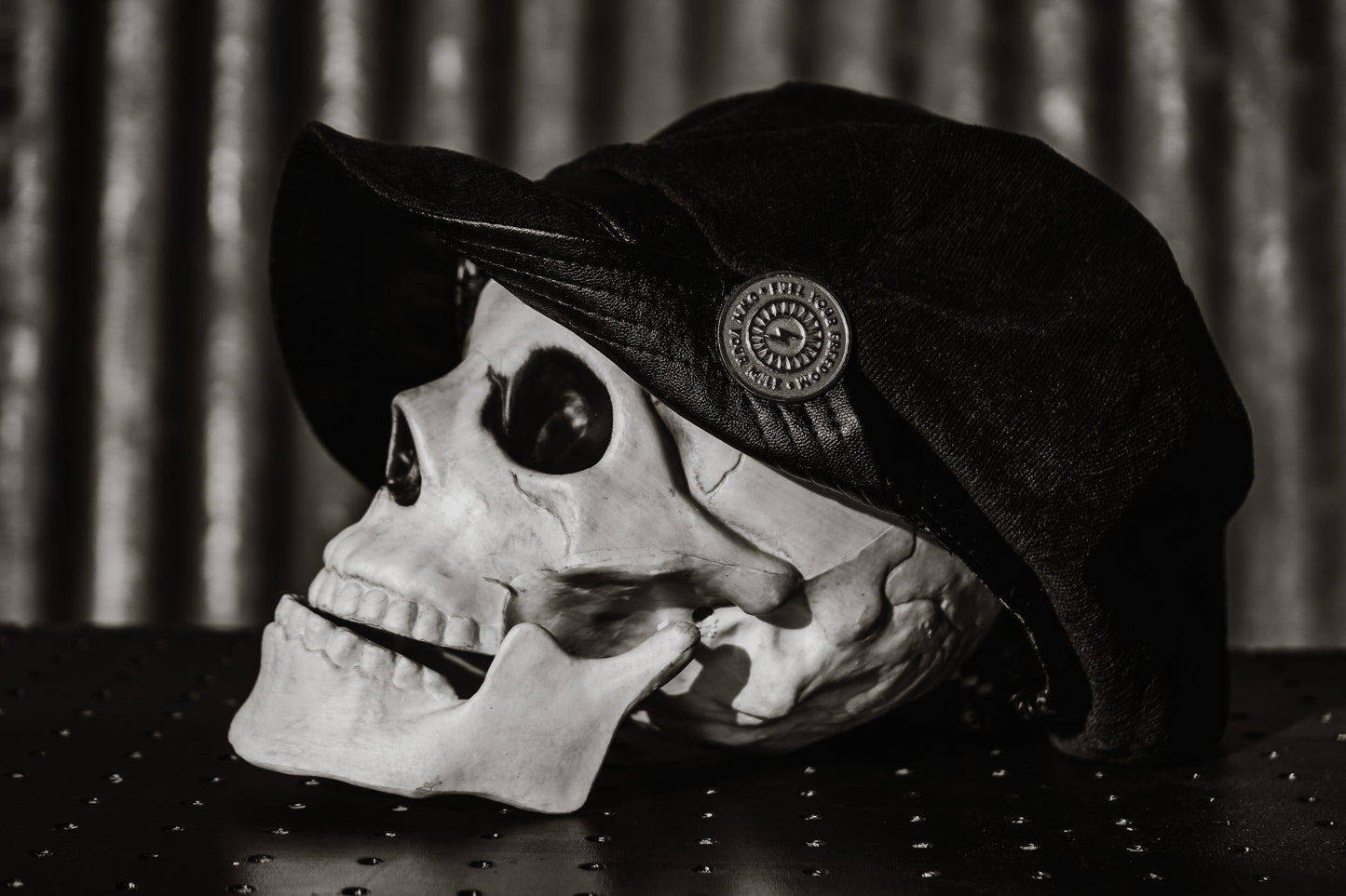 Corduroy Pageboy Hat + Hat Pin