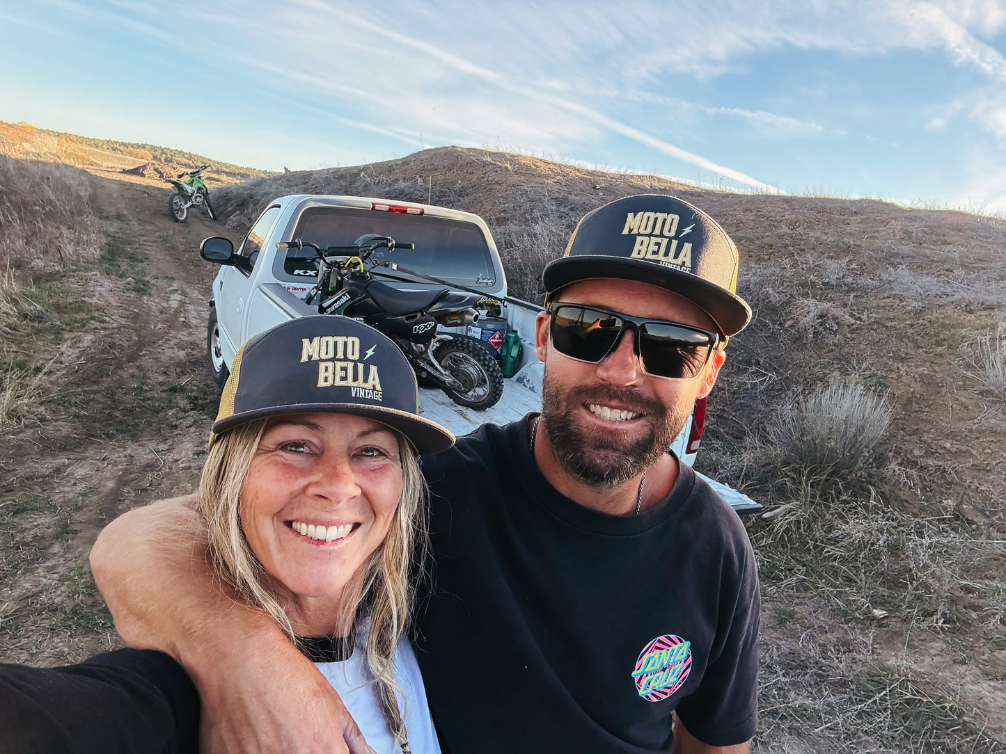 Embroidered MotoBella Vintage Trucker Hat